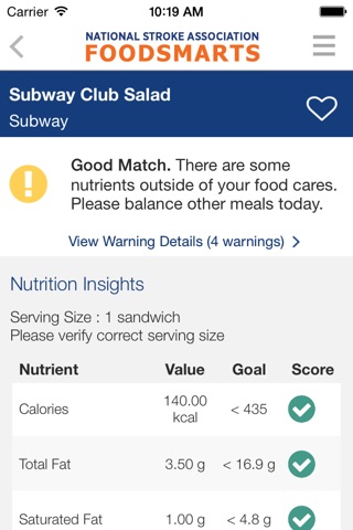 FoodSmarts screenshot 4