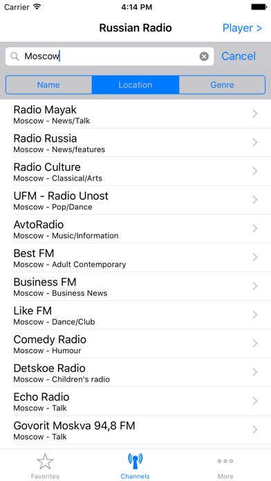 Russian Radio Stations Screenshot 5