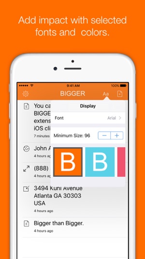 Bigger - Large Text Display(圖4)-速報App