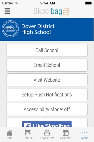 Dover District High School - Skoolbag screenshot 4