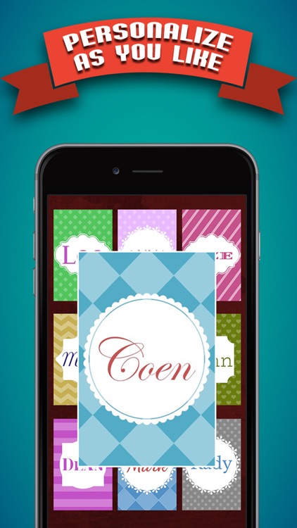 Magic Monogram Wallpaper Maker  - engrave your name on custom wallpapers