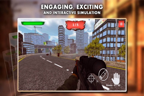 Crime City Sniper - Gun down the mafia from the city and save your family screenshot 2