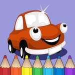 Coloring Book of Cars for Children Learn to color a racing car tractor truck and more