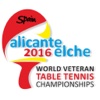 2016 World Veteran Table Tennis Championships Alicante/Elche, Spain
