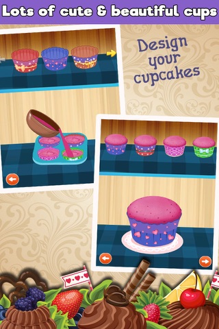 Crazy Cupcakes Maker Cooking games screenshot 3
