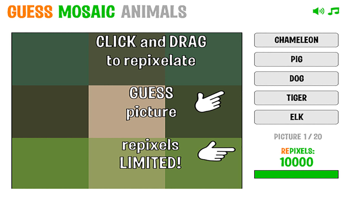 Guess Mosaic Animals screenshot 4