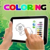 Paint Coloring Books for Kids Wild Animals Jungle