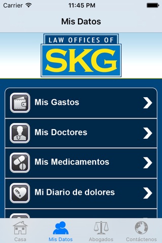 SKG Aplicacion de accidente screenshot 3