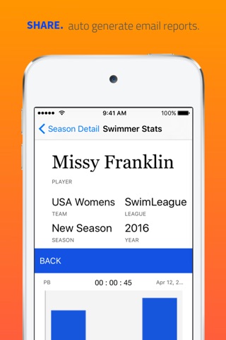 SWIMStats - swim meet statistics and performance tracking app screenshot 3