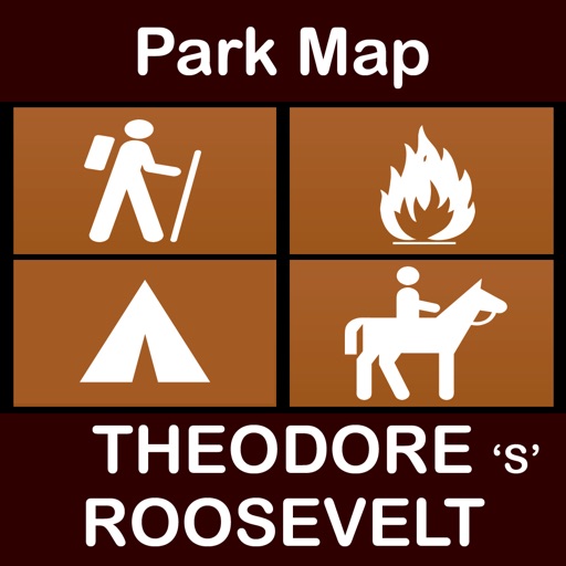 Theodore Roosevelt National Park (South) : GPS Hiking Offline Map Navigator icon