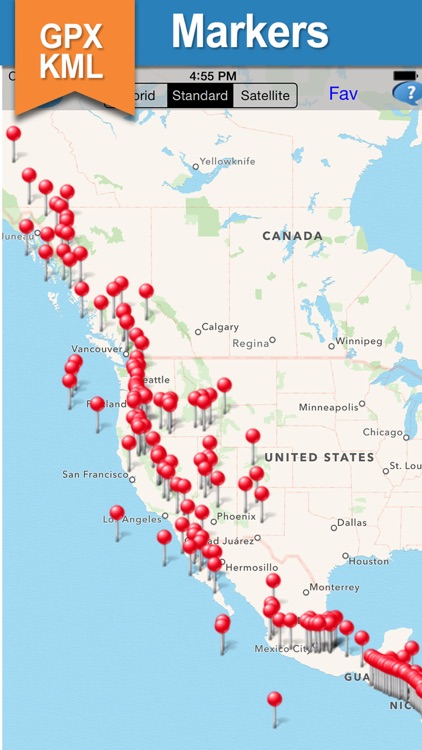 GPX KML KMZ Viewer and Converter on gps map