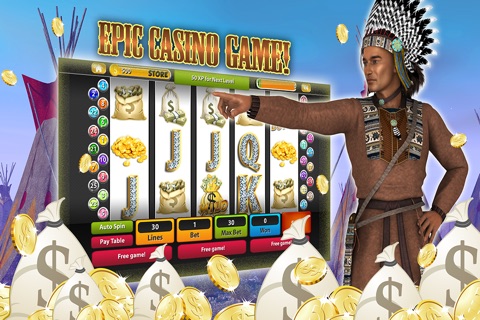 Indian Chief Slot Machine Casino - Wild Western Ultimate Jackpot screenshot 2
