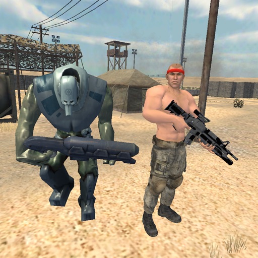 Commandos Vs Robots Real Defence  War Survival Game Icon