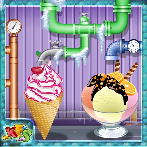 Ice Cream Factory – Make frozen & creamy dessert in this chef cooking kitchen game for kids iOS App