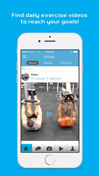 FitTube - social fitness videos