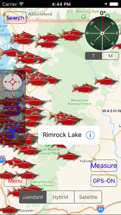 Washington: Fishing Lakes