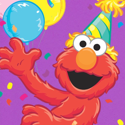 Elmo’s Big Birthday Bash! – A Sesame Street Step Into Reading App icon