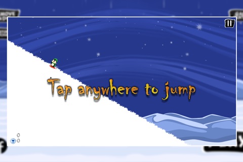 Penguin Winter Fun : The Snowboard Sport Crazy Cold Race - Free screenshot 2