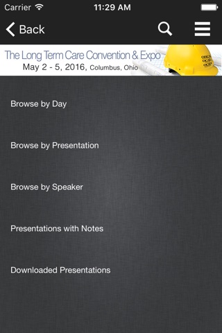 OHCA Convention 2016 screenshot 3
