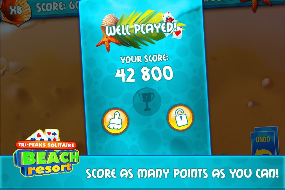 Tripeak Solitaire: Beach Resort - Card Game screenshot 3