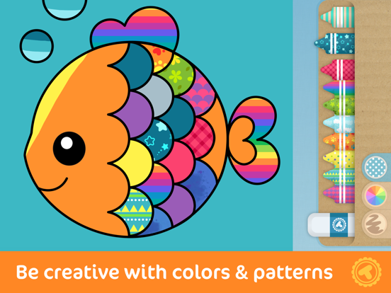 Toonia Colorbook - Educational Coloring Game for Kids & Toddlers screenshot