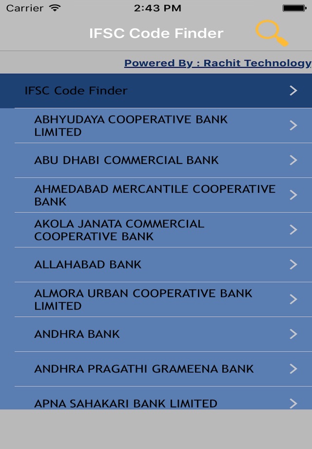 IFSC Code Finder screenshot 2