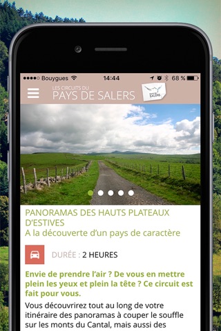 App’lyre, l’application de balade du Pays de Salers screenshot 2