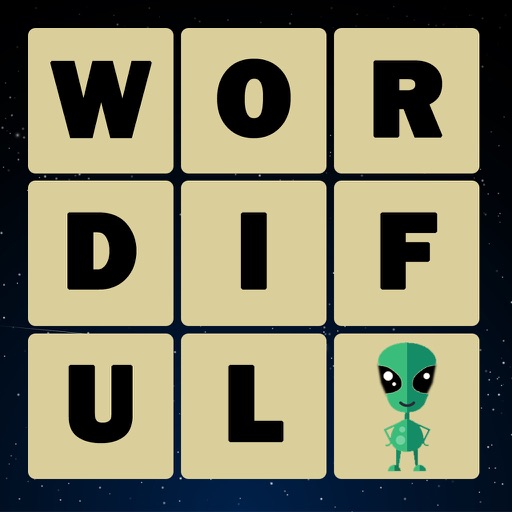 Wordiful Word Brain Galaxy Battlefront Star Tubes Bubbles Game icon