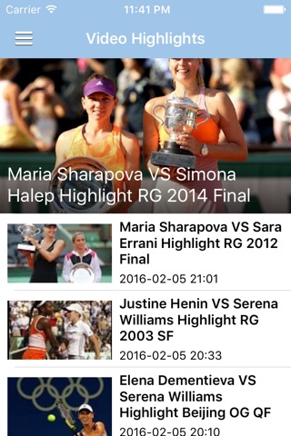 Tennis News & Results Pro screenshot 2
