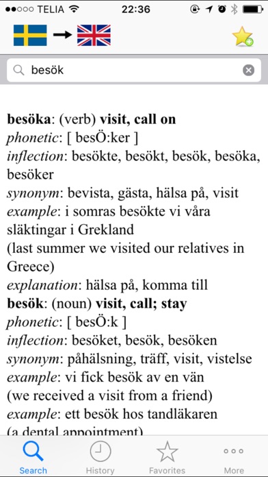 Dict.SE Swedish - Eng... screenshot1