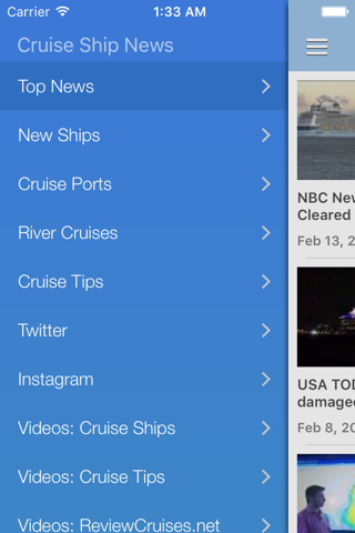 Cruise Ship & Port News Lite - náhled