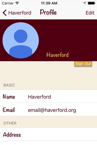 Haverford Form VI screenshot 2