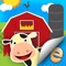 Lily's farm is full of crazy ANIMATED critters from chickens to cows to airplanes and pizza