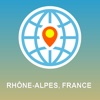 Rhone-Alpes, France Map - Offline Map, POI, GPS, Directions