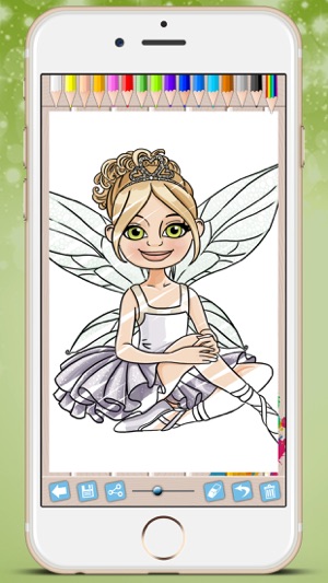 Fairies Coloring Book - Paint princesses tales(圖5)-速報App