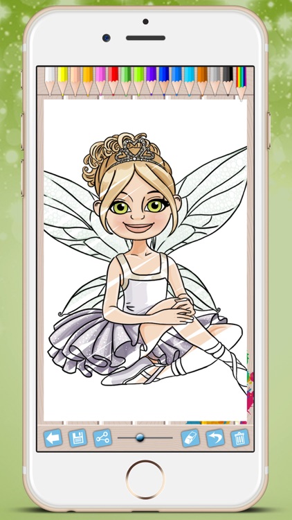 Fairies Coloring Book - Paint princesses tales screenshot-4