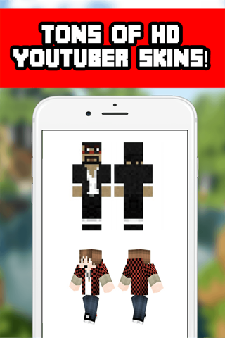 HD Youtuber Skins For Minecraft Pocket Edition screenshot 2