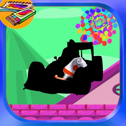 Paint Kids Game Car App Edition icon