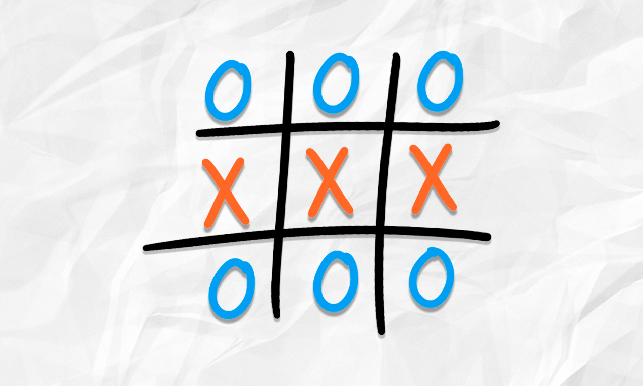 Tic Tac Toe - Noughts and Crosses - OXO - Unlimited