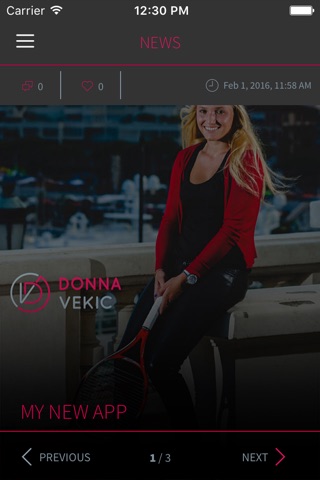 Donna Vekic screenshot 2