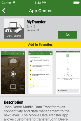 John Deere App Center screenshot 3