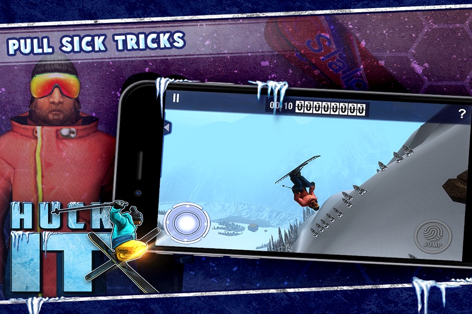 Huck It Skiing 3D screenshot 3