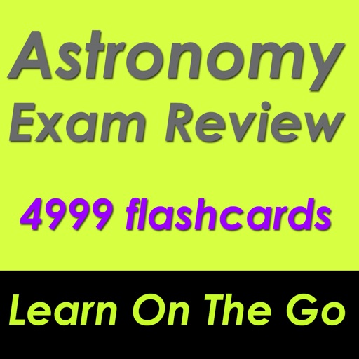 Astronomy Exam Review: 4999 Flashcards, Scientific Notes, Concepts & Quiz icon