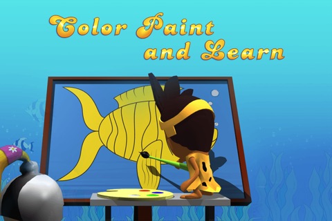 Color Paint and Learn Pro - best children educational painting book screenshot 2