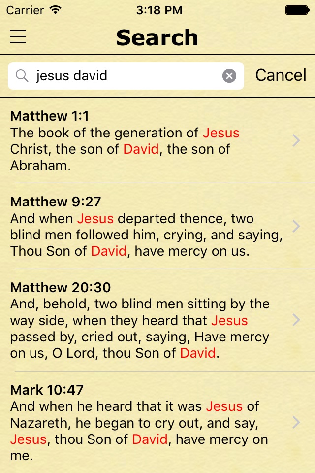 KJV Bible with Strong's (King James Version) screenshot 3