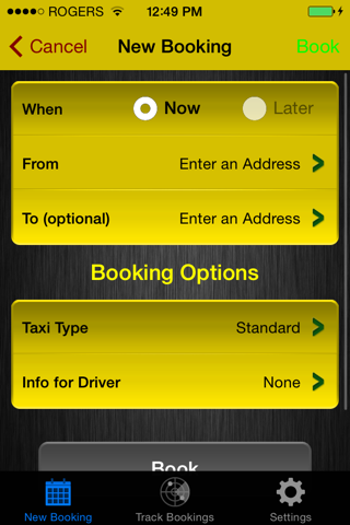 Yellow Cab Nanaimo App screenshot 2