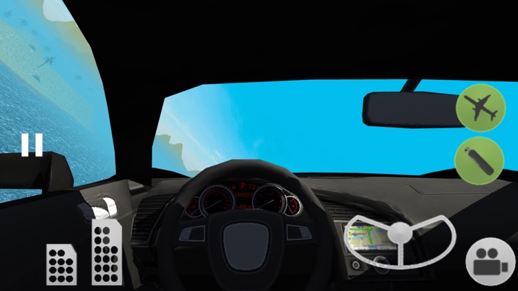 Flying Car Driving Simulator Free: Extreme Muscle Car - Airplane Flight Pilot