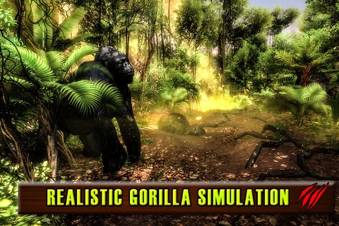 Wild Gorilla Simulator 2016: Survival Life of Ape Vs Hunters & Wildlife Animals screenshot 4