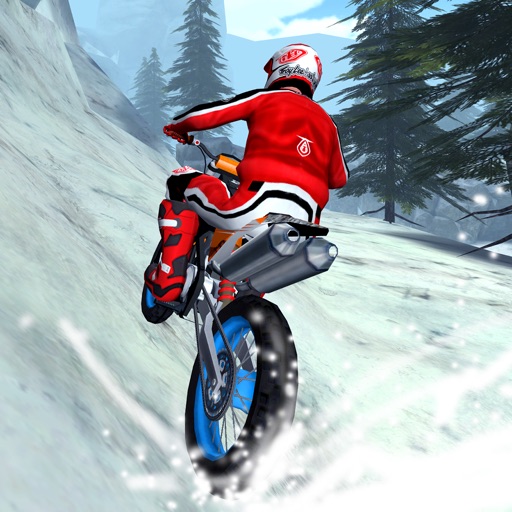 3D Motocross Snow Racing - Off-road Winter Stunt Trials Racing Game FREE icon