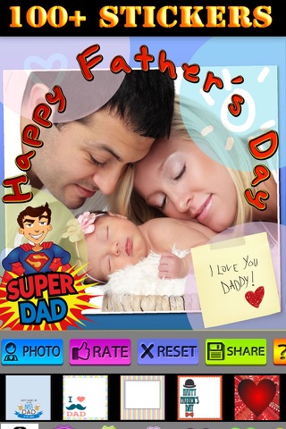 Father's Day Greeting Cards and Stickers screenshot 3